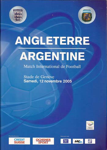 Argentina v England